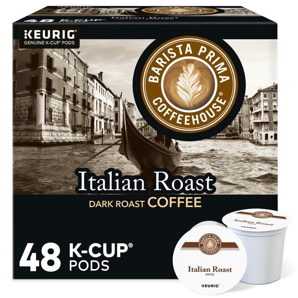 Cápsulas de café Barista Prima Italian Roast oscuro, 48 unidades