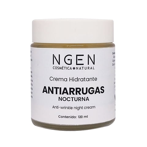 Ngen - Crema Antiarrugas Nocturna Con Retinol Y Ácido Hialurónico 120 Ml