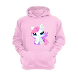 Genérico - Polerón Canguro Mi Pequeño Pony Rosa Talla Xl Unisex