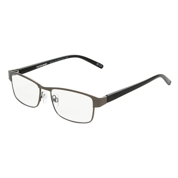 Gafas de Lectura Foster Grant Leo Square Gunmetal 1.25