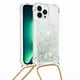 thumbnail image 1 of Funda FOXDOCK para iPhone 13 Pro con Cuerda Ajustable, Brillo Líquido, Protección Antigolpes y Lente – Ideal para Regalo, 1 of 6