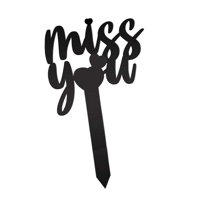 Bothyi - Marcador De Tumba Ligero Y Delicado, Ideal Para Aniversarios, Césped Y Exteriores, 15 X 10 Cm