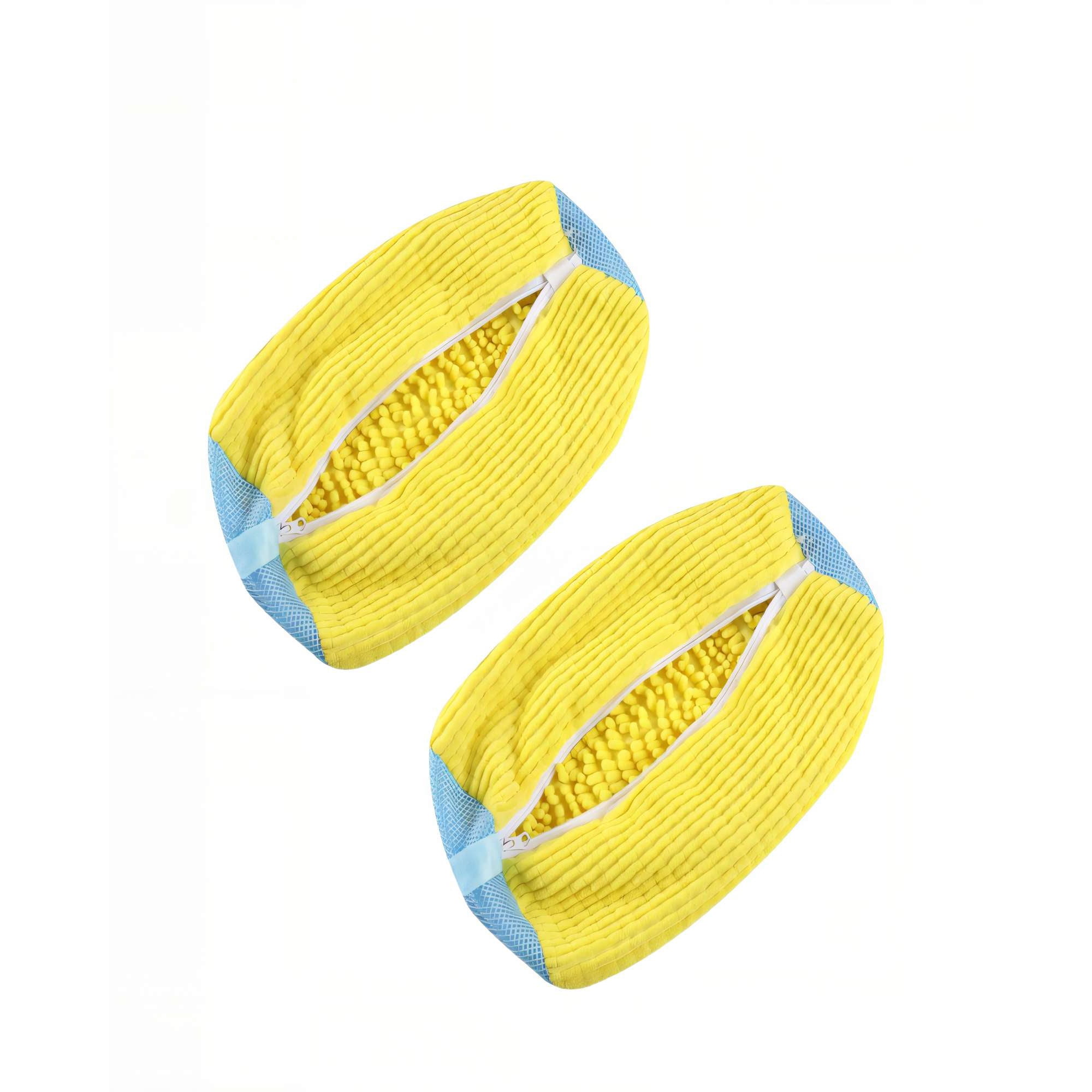 Genérico - Set De 2 Bolsas Con Cremallera Ykk Para Lavar Zapatos Color Amarillo