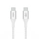 thumbnail image 1 of Cable USB-C a USB-C 240W de 2.0 Mt trenzado Belkin Blanco, 1 of 5