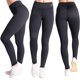 thumbnail image 3 of Leggins CompressionZ Compression para mujer, color negro, talla M, 3 of 6