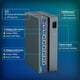 thumbnail image 3 of Conmutador Ethernet Yuanley de 8 puertos 10G, 6 RJ45, 2 SFP+ de 10 GbE, 3 of 7