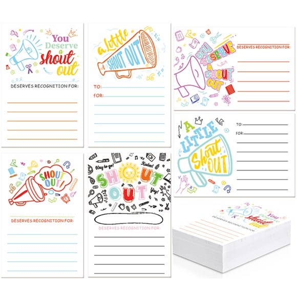 Tarjetas SMOQYKBW 10 × 15 cm 120 piezas – Reconocimiento y Agradecimiento