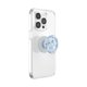 thumbnail image 5 of Phone Grip PopSockets a base de plantas con soporte, color azul translúcido, 5 of 7