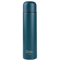 Termo Bala Metálico Azul 1000Ml National Geographic