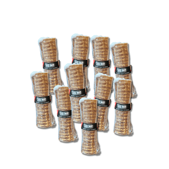 Pack 10x Tráquea Vacuno 15 Cm Snack Masticable Bug Me Perros