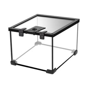 Ioensy - Tanque De Acuario De Vidrio Para Terrario De Reptiles Para Tortugas De Pequeñas Criaturas Anfibias