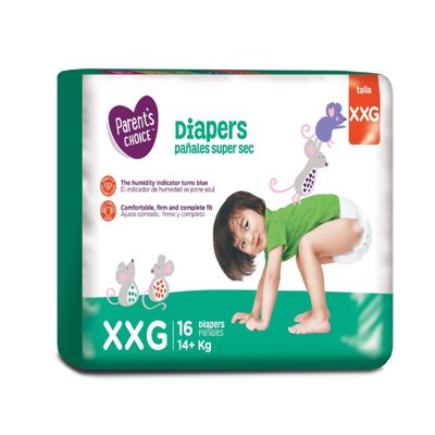 Pañales Súper Sec Xxg 16 Un Parent'S Choice