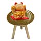 thumbnail image 2 of Gato Fortuna Maneki Neko Doble Pata Éxito Negocios ALJ, 2 of 3