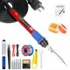 thumbnail image 1 of Kit de soldador Q-MING, 90 W, 110 V, LED digital con apagado automático, 1 of 7