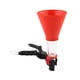 thumbnail image 1 of Embudo de aceite de motor, adaptador de embudo de aceite, abrazadera plegable portátil, Flexible todo en 1, embudo de aceite sin derrames, embudo de Rojo, 1 of 5
