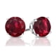 thumbnail image 1 of Aros Paris Jewelry 14k White Gold Round Ruby 4MM, 1 of 3