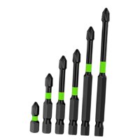 Ioensy - Juego De Brocas De Impacto De 6 Piezas Broca De Impacto De Broca Portátil Para Proyecto De Bricolaje