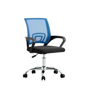 Arthome - Silla De Oficina Ejecutiva Nueva York Ergonomica Respaldo Malla Azul Bm-520Mb