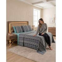 Mylhogar - Juego De Sabanas Polar Plaza Y Media Diseños Estampados Invierno