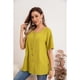 thumbnail image 2 of Blusa Mujer Manga Corta Algodón Botones Bolsillos 037, 2 of 3