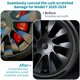 thumbnail image 2 of Protectores de llanta STELLEN TEC 51 cm negro mate – set de 4, 2 of 3