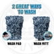 thumbnail image 5 of Pad de lavado de microfibra Dually de Chemical Guys para exterior de auto, 5 of 8