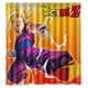 thumbnail image 1 of Cortina de ducha con diseño de Anime Dragon Ball Goku, juego de cortina de baño con ganchos, tamaño 60 x 72 pulgadas, 1 of 3