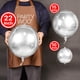 thumbnail image 2 of Globos de aluminio PartyWoo Silver, 20 unidades de diferentes tamaños con cinta, 2 of 6