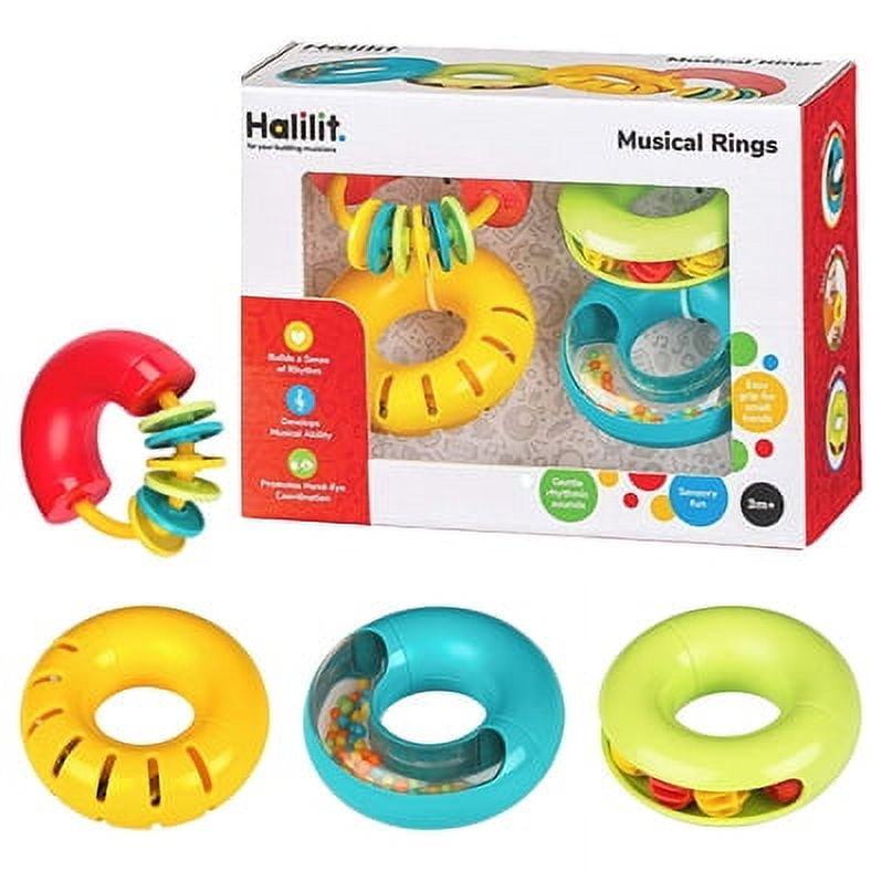 Halilit - Sonajero Musical Rings Set 4