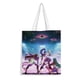 thumbnail image 1 of K-Pop Demon Hunters Bolso de tela con estampado de lienzo para mujer, bolsa de compras reutilizable y estética, con cremallera interior, regalo para mujer, 35 × 40 cm., 1 of 6