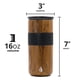 thumbnail image 2 of Vaso aislante Elemental Artisan de triple pared, 470 ml, madera de teca, 2 of 8
