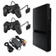 thumbnail image 2 of Sony PlayStation 2 PS2 Slim Console System Bundle with 2 Retrofam Controllers and Blitz: The League Game (Refurbished), 2 of 6