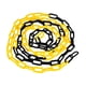 thumbnail image 3 of Cadena De Tráfico Barrera Enlace Conos De Tráfico Conector Para Estacionamiento Patio Amarillo Negro, 3 of 5