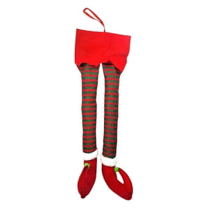 Bothyi - Decoración Colgante De Árbol De Navidad Con Patas De Duende Navideño Para Chimenea De Festival