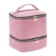 thumbnail image 1 of Bolsa Organizadora Grande A Prueba De Polvo Para Esmaltes De U?as, Ideal Para Maquillaje, Pintalabios Y Viajes (rosa), 1 of 5