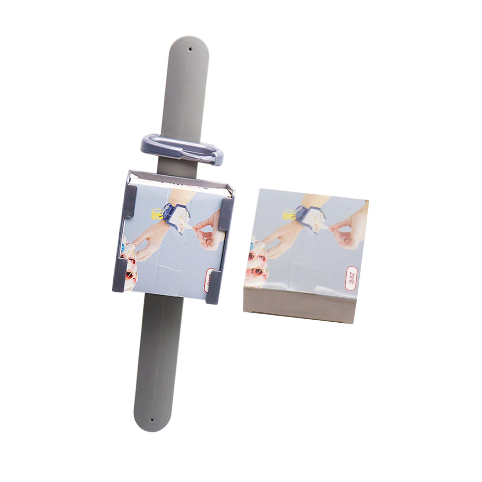 Magideal - Pulsera Para Papel De Permanente, Papel Para Permanente, Pulsera Ajustable Práctica, Caja Portátil Para Papel De Permanente Para Peluquería Y Salón.