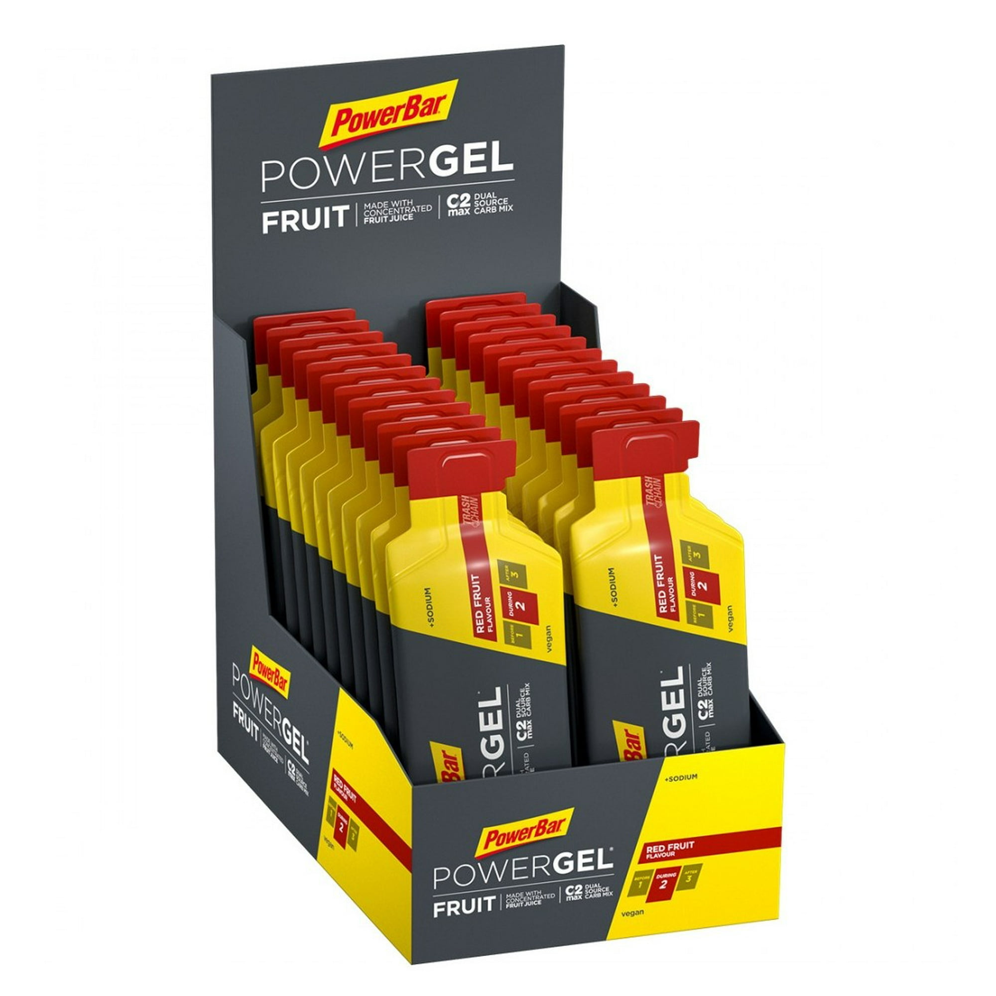 Powerbar Power Gel Fruit Energy Gel Frutas 24u Red Fruit