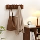 thumbnail image 4 of Perchero de pared QUELLANCE Wood con 8 ganchos en madera de nogal, 4 of 7