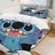 thumbnail image 2 of Stich 3 Pieces Duvet Cover Set Full Size Super Soft Fade Resistant Microfiber, 2 of 4