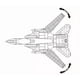thumbnail image 5 of Avión Caza USNAVY F-14 Tomcat TOP GUN, compatible Lego, 5 of 8