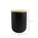thumbnail image 3 of Contenedor de Cerámica Hermético Tapa Madera M Negro Simplit, 3 of 4