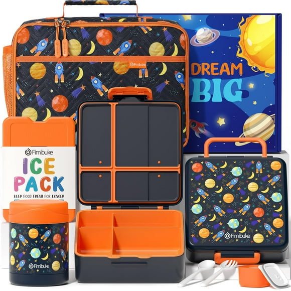 Lonchera Fimibuke Kids Bento Snack con termo de 350 ml y bolsa