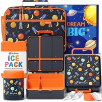 Lonchera Fimibuke Kids Bento Snack Con Termo De 350 Ml Y Bolsa