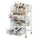 thumbnail image 1 of Organizador de carritos de maquillaje Hongtamoya con 4 cajones y ruedas, color blanco, 1 of 3