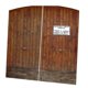 thumbnail image 2 of 2 Paneles Impresión Digital Con Aislamiento Térmico Cortinas 3D Vintage Puerta De Madera, 2 of 5