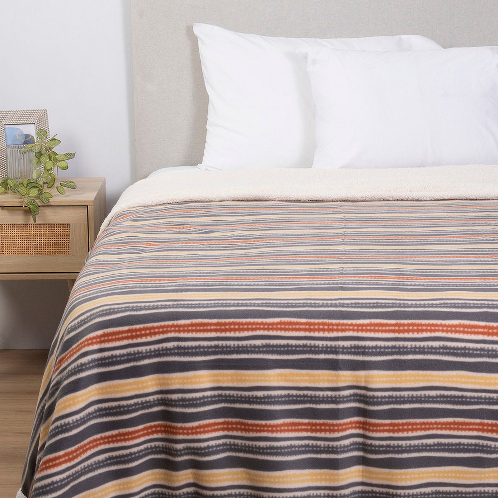 Mashini - Frazada Polar-Sherpa Est. 2 P Gerbera