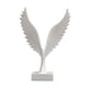 thumbnail image 4 of Estatua nórdica de ala de Ángel, estatuilla abstracta de águila, obra de arte Animal, escultura de resina para Interior, oficina, adornos de Hotel , blanco, 10,5 cm x 3 cm x 15 cm, 4 of 5