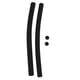 thumbnail image 4 of 1 par de silicona de silicona bicicleta manillar clásico apretones negro mate, 4 of 5