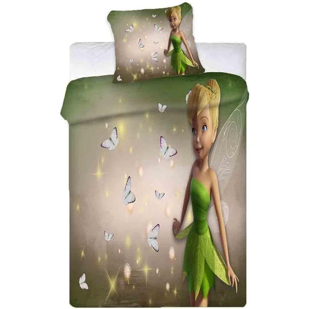 Tinker Bell Bedding Sets Duvet Cover And Pillowcase Cartoon Boys Girls fairy Quilt Cover Comforter Set For Home Decor Bed Sheets
