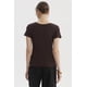 thumbnail image 3 of Polera Mujer Escote Cuadrado Rib Café Oscuro, 3 of 4